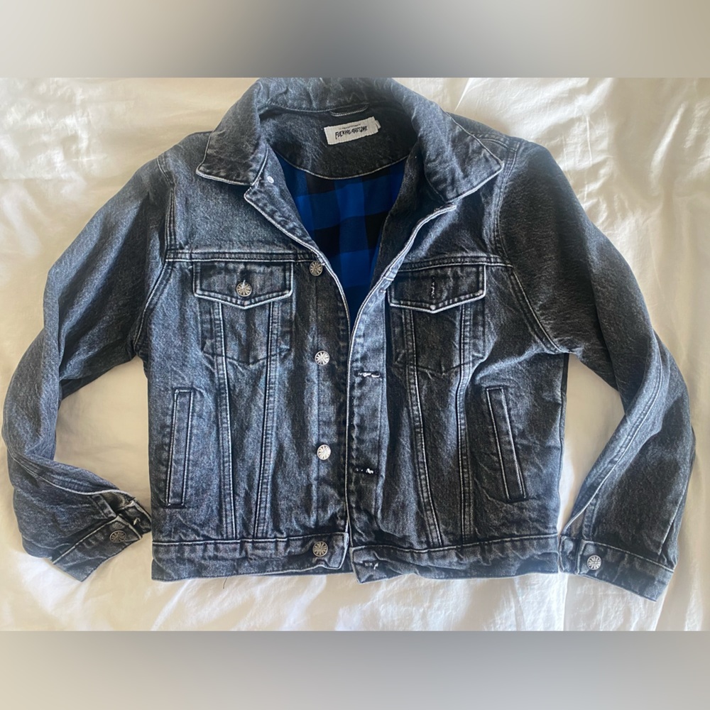 Fucking awesome rare premium denim trucker jacket